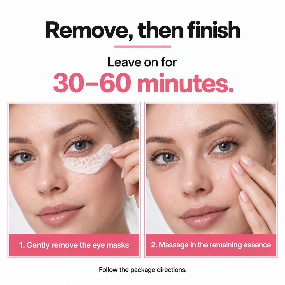 Collagen Microdot Eye Mask — Remove both components and massage after wear