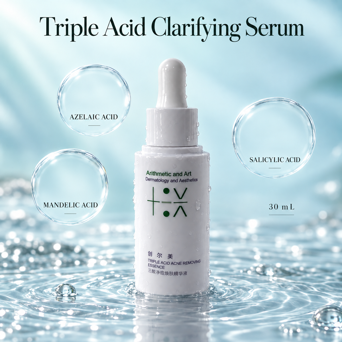 Triple Acid Clarifying Serum · 30 mL