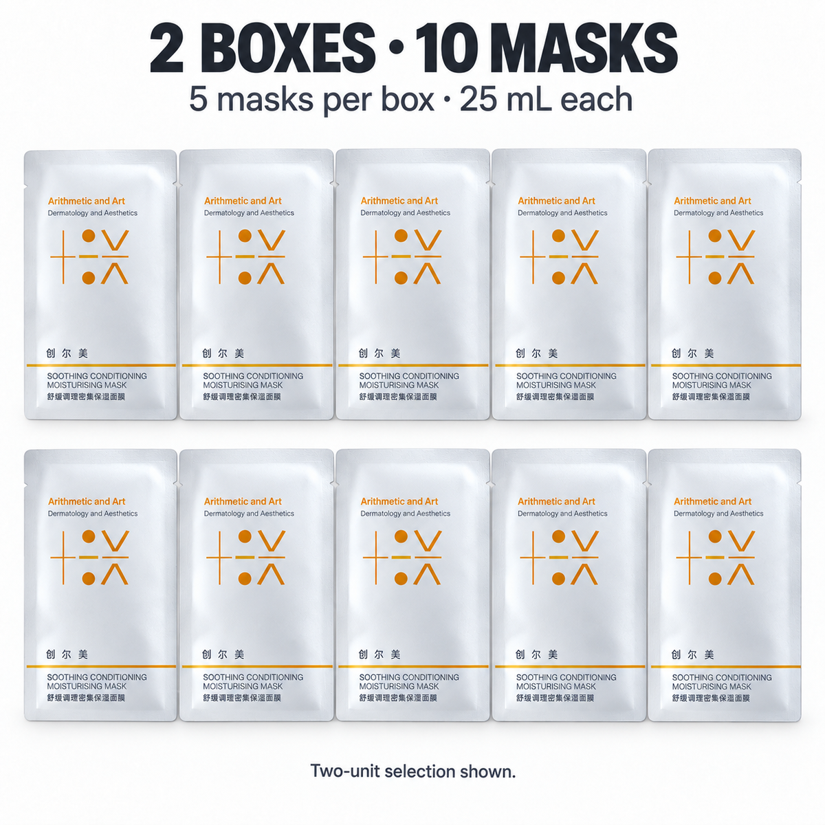 Soothing Conditioning Moisturising Mask — Two boxes:10masks
